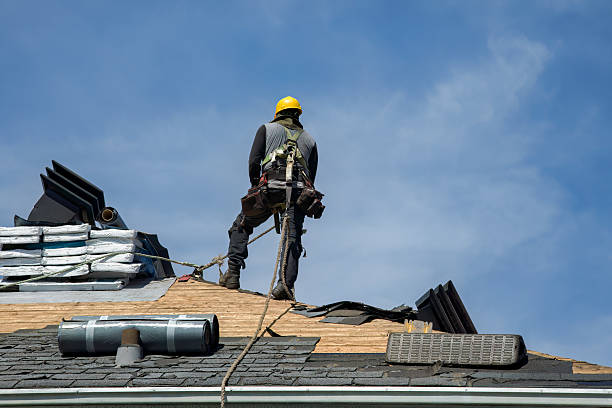 Professional Storm Damage Roof Repair technician working in Grenada, CA